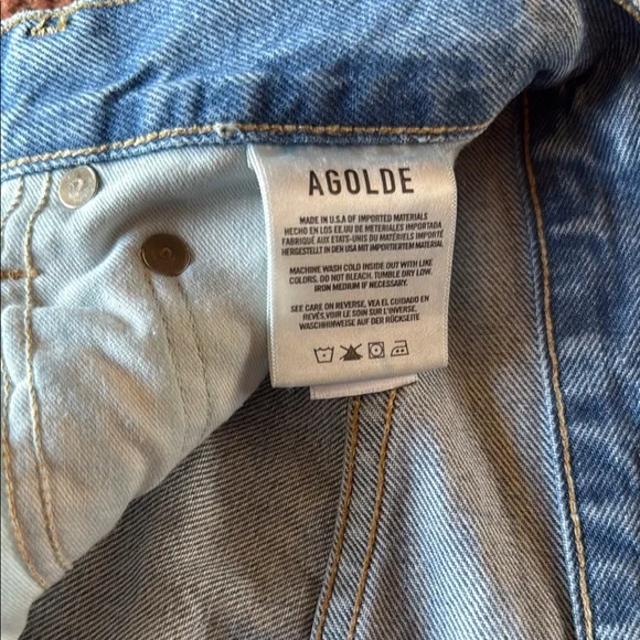 NWOT AGOLDE 90s  Distressed Women's Jeans size 26 - Picture 3 of 7